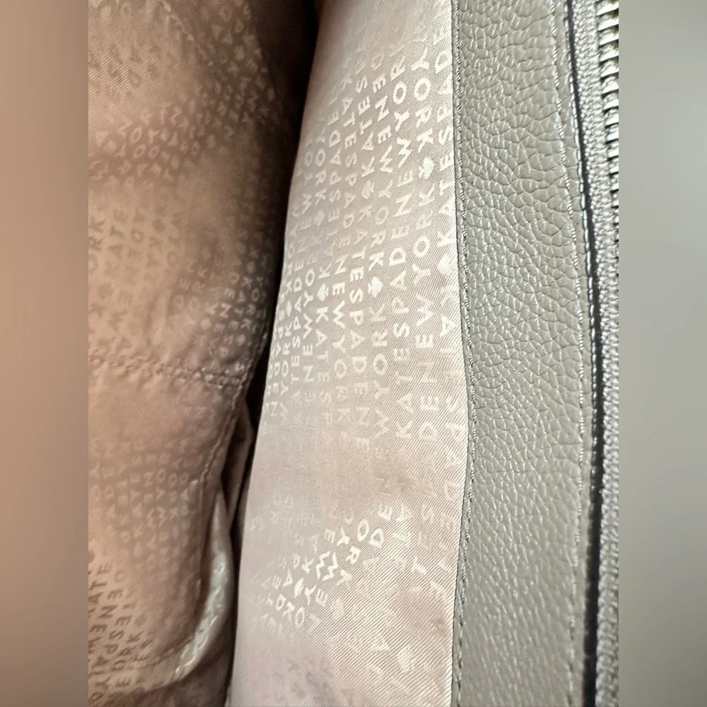 Kate Spade Larchmont Avenue Large Evangelie Satchel In Taupe